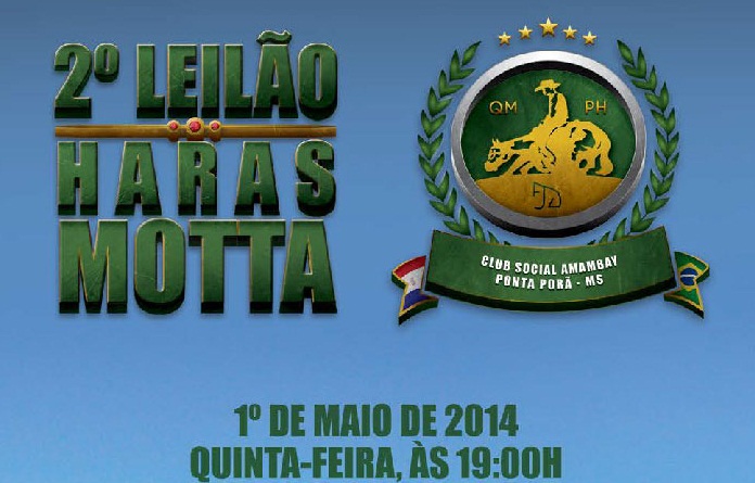 2º LEILÃO HARAS MOTTA - QM e PH